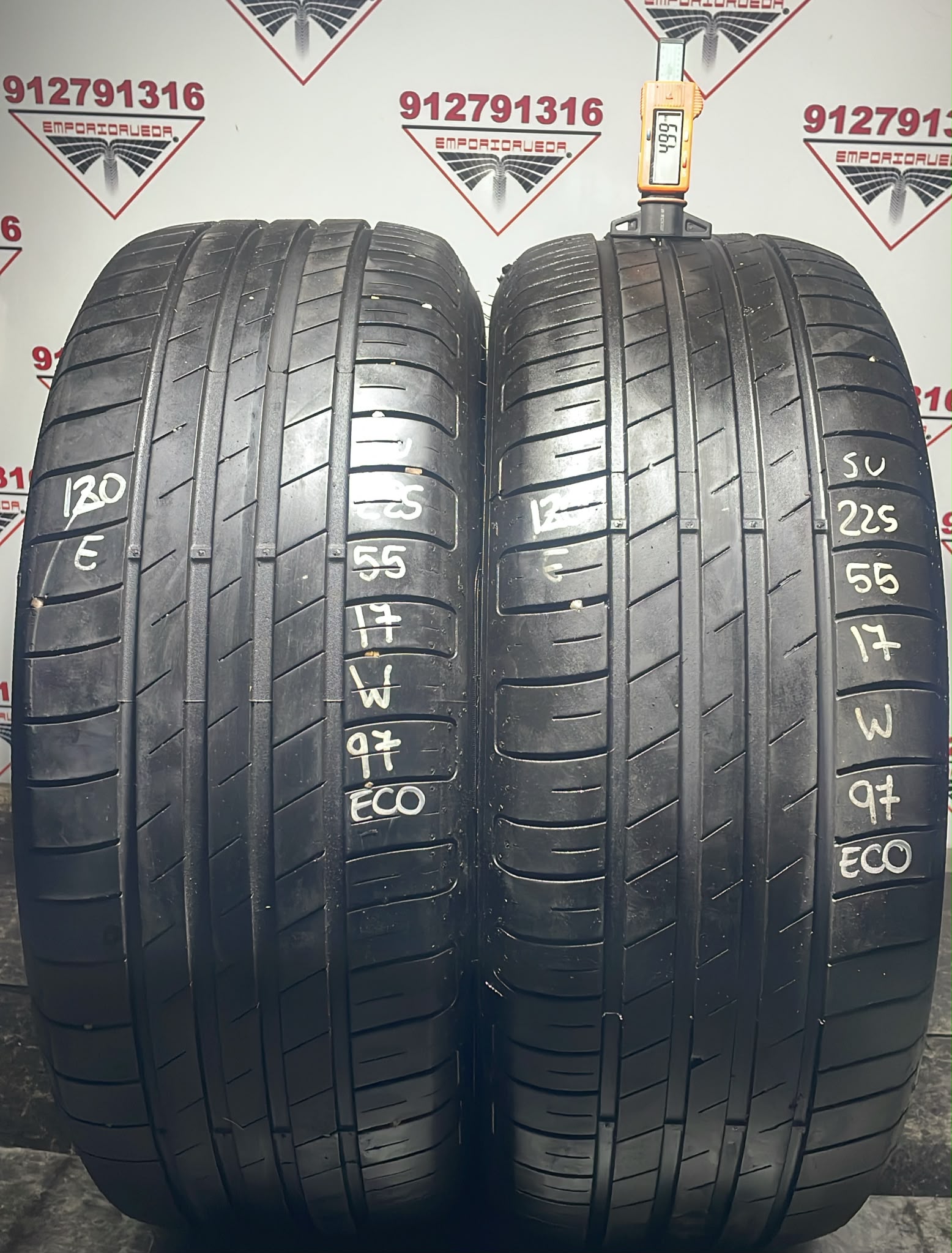 GOODYEAR EFFICIENTGRIP USADO ECONOMICO  225/55 R17 97 W